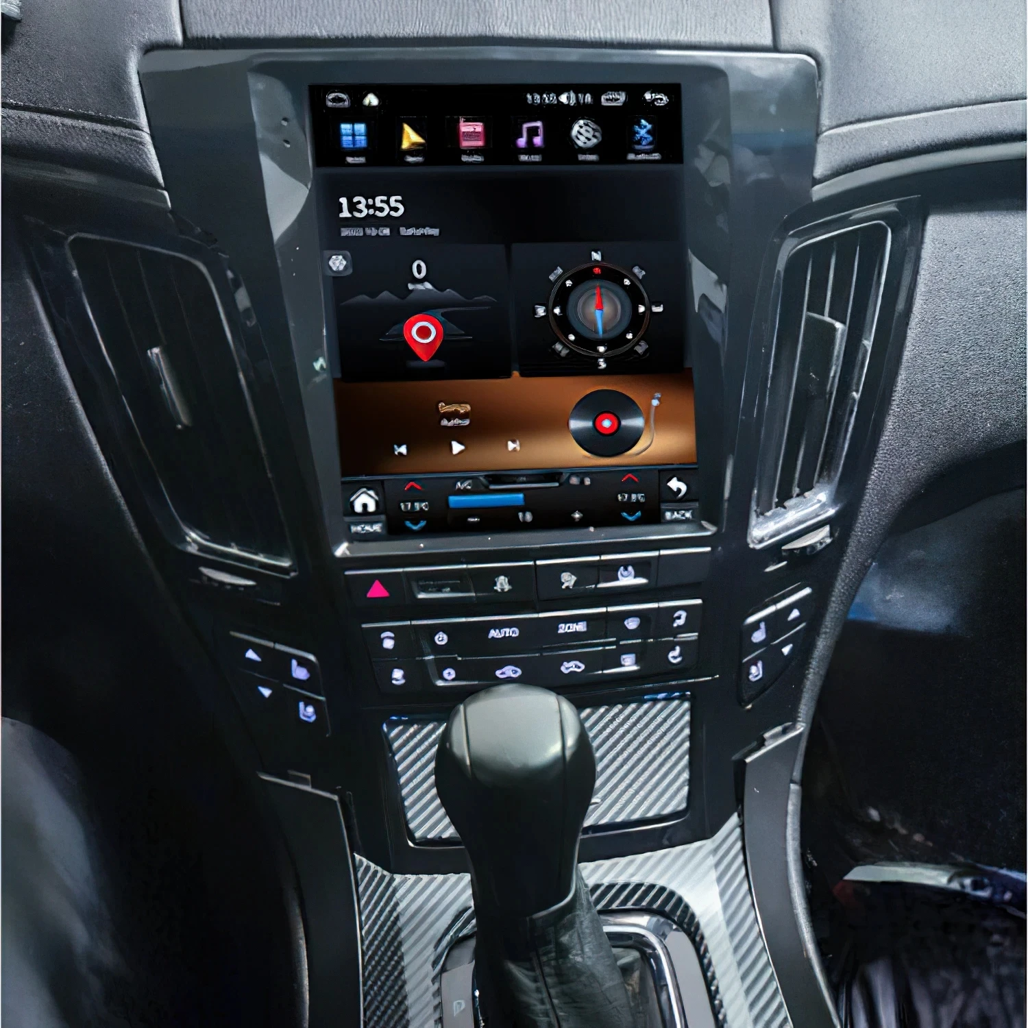 

Автомобильный радиоприемник HY Android 14, Carplay, GPS-навигация для Cadillac CTS 2007-2012, головное устройство, мультимедийный стереоплеер с сенсорным экраном, лента