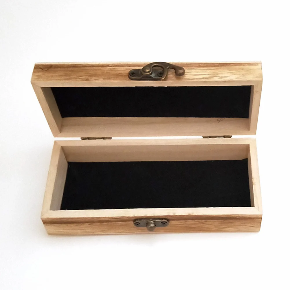 

1Pcs Bamboo Wood Sun Glasses Case Retro Style Durable Portable Wooden Spectacle Box Vintage Glasses Storage Container