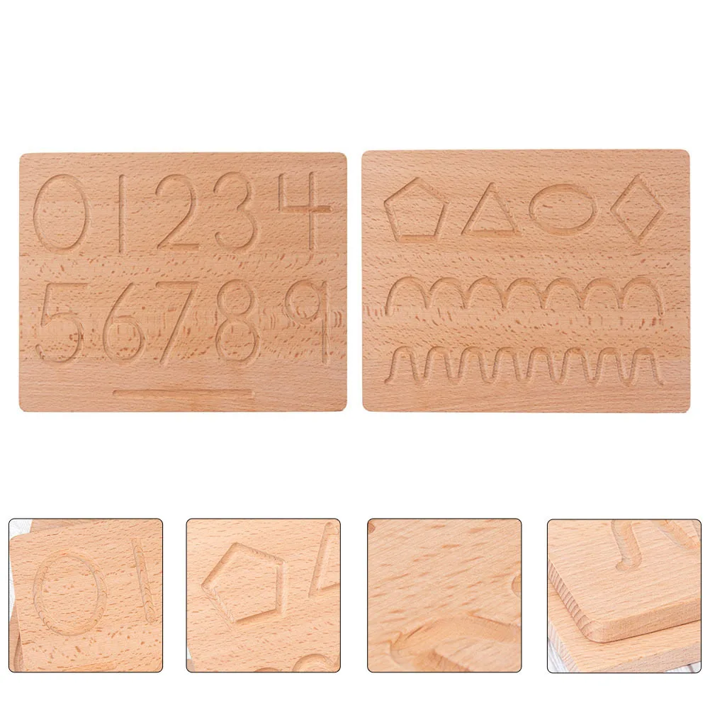

1 set 1 Set Of Alphabet Tracing Board Wooden Letter Learning For Kids Early Educational Writing Practice Drawing Board Cognitive