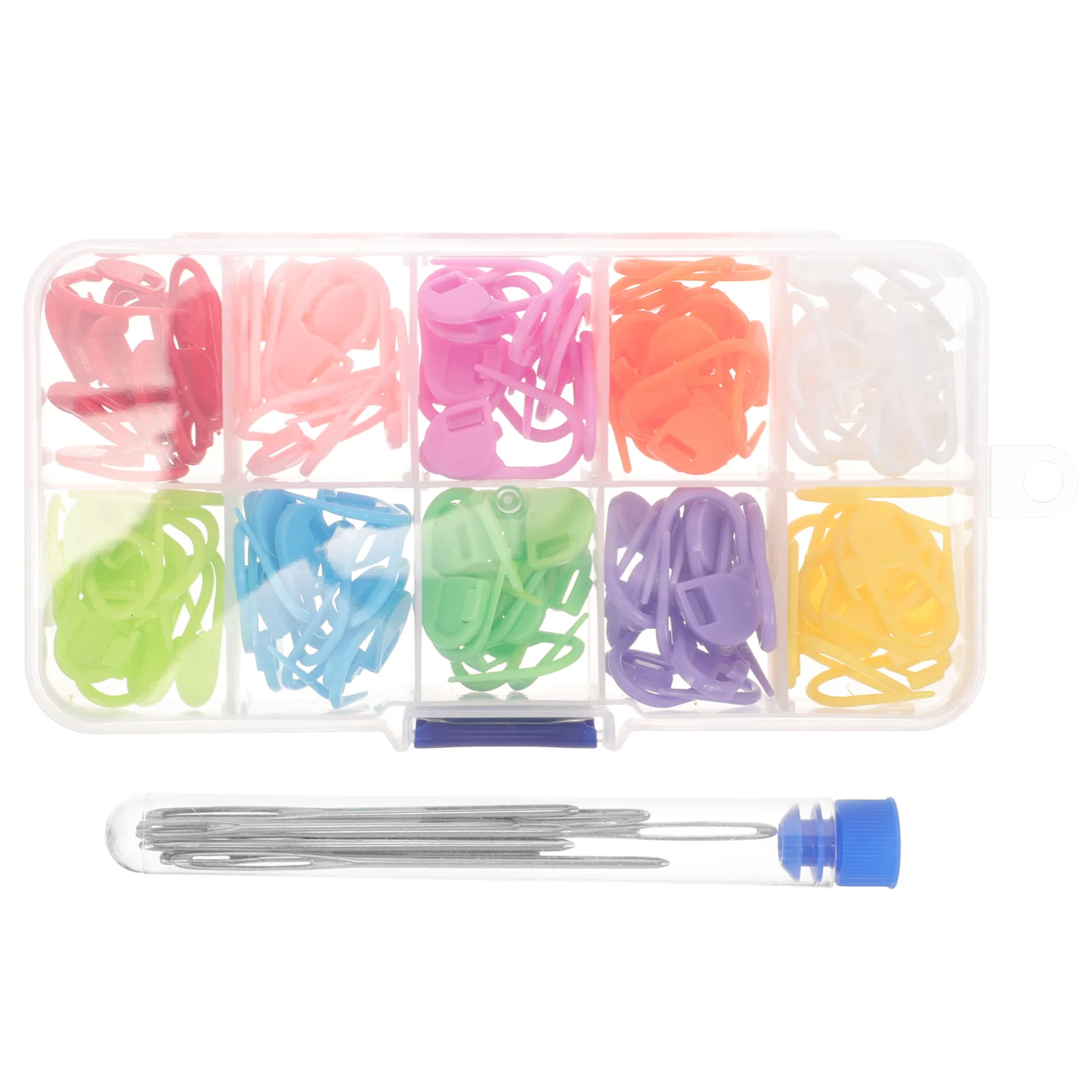 

Pin Crochet Kit Knitting Electronic Stitch Counter Stainless Steel Chain Buckles