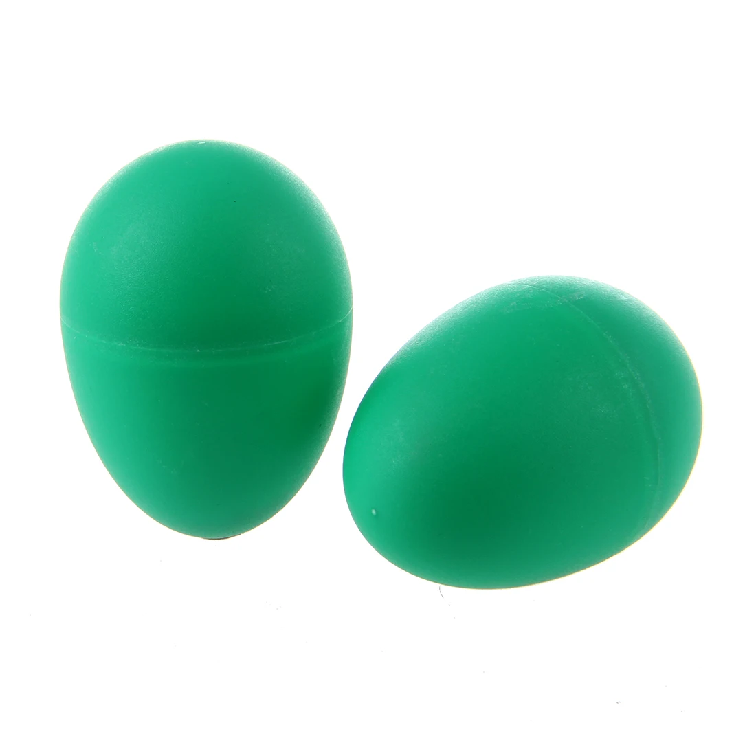 2 Sonajeros de Huevo Verde de Plástico, Maracas, Instrumento Musical de Percusión para Niños