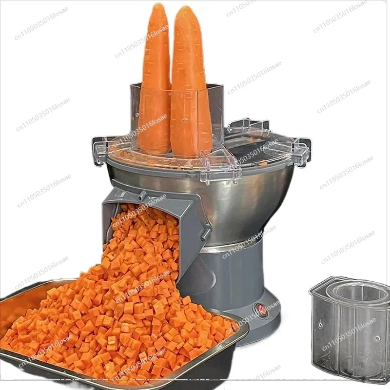 Diced  Machine Cut Pellets Electric Slice Dicing Vegetable Carrot Chili Onion Radish/melon/potato/diced Taro Grater Commercial