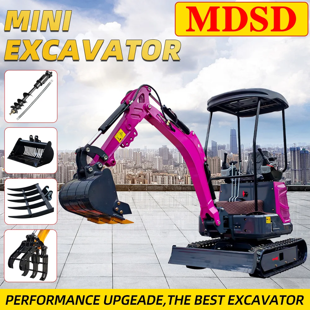 1.2 طن حفارة ديزل صغيرة 1.5 طن آلة حفر عالية الجودة 1.8 طن حفار زاحف صغير يورو 5 مبيعات المصنع مباشرة #4