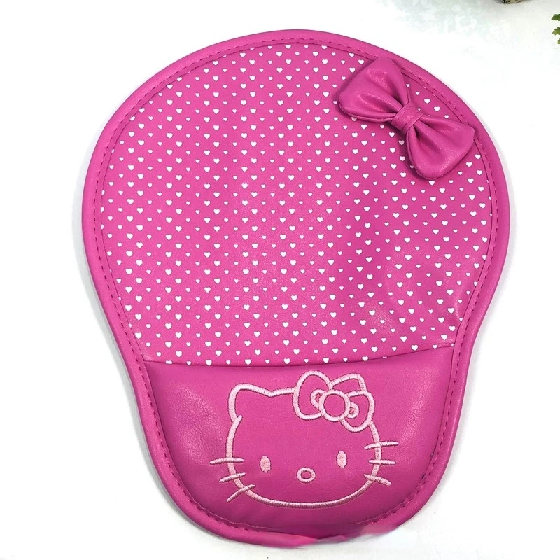 Hello Kitty Mouse Pad Anime Kawaii PU Wrist Mouse Pad Cute Wrist Mouse Pad Soft Creative Office Desk Anti-slip Mouse Pad Gifts