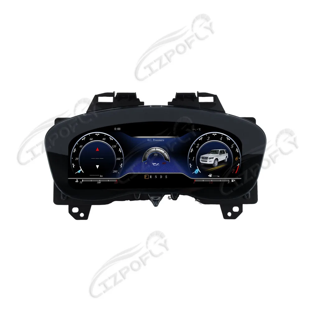 

Цифровая приборная панель для Ford Explorer 2011-2019, спидометр, приборная панель, 12,3-дюймовый полный ЖК-дисплей CarPlay.