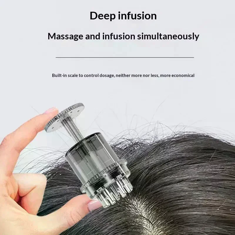 Foam Special Applicator Comb Mini Scalp Massage Brush Hair Oil Gel Guiding Combs Applicator Bottle Massager Hair Care Tool Scal