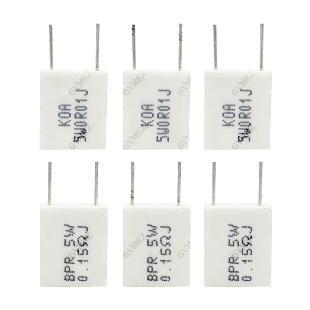 1R 2R 1K Cement Wirewound Resistor 5W 10W Non-Inductive BPR56 Series 0.01R–10K  2.2R 330R 150R 100R 20R 3R 5R 8R