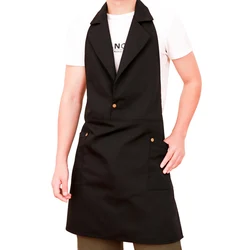 Men Women Service Apron Restaurant Florist Cleaning Baking Waitress Pinafore Household Hotel Chef Cooking Bib Adjustable Belt