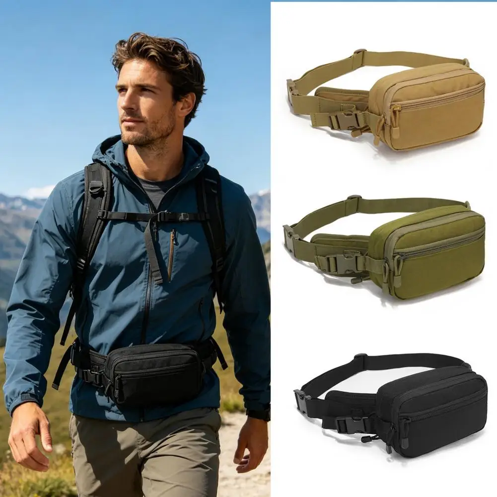 

Fanny Pack with Holster Concealed Carry Fanny Pack Men Women Pistol Pouch CCW Drop Down Holster Waist Bag for Running Hiking