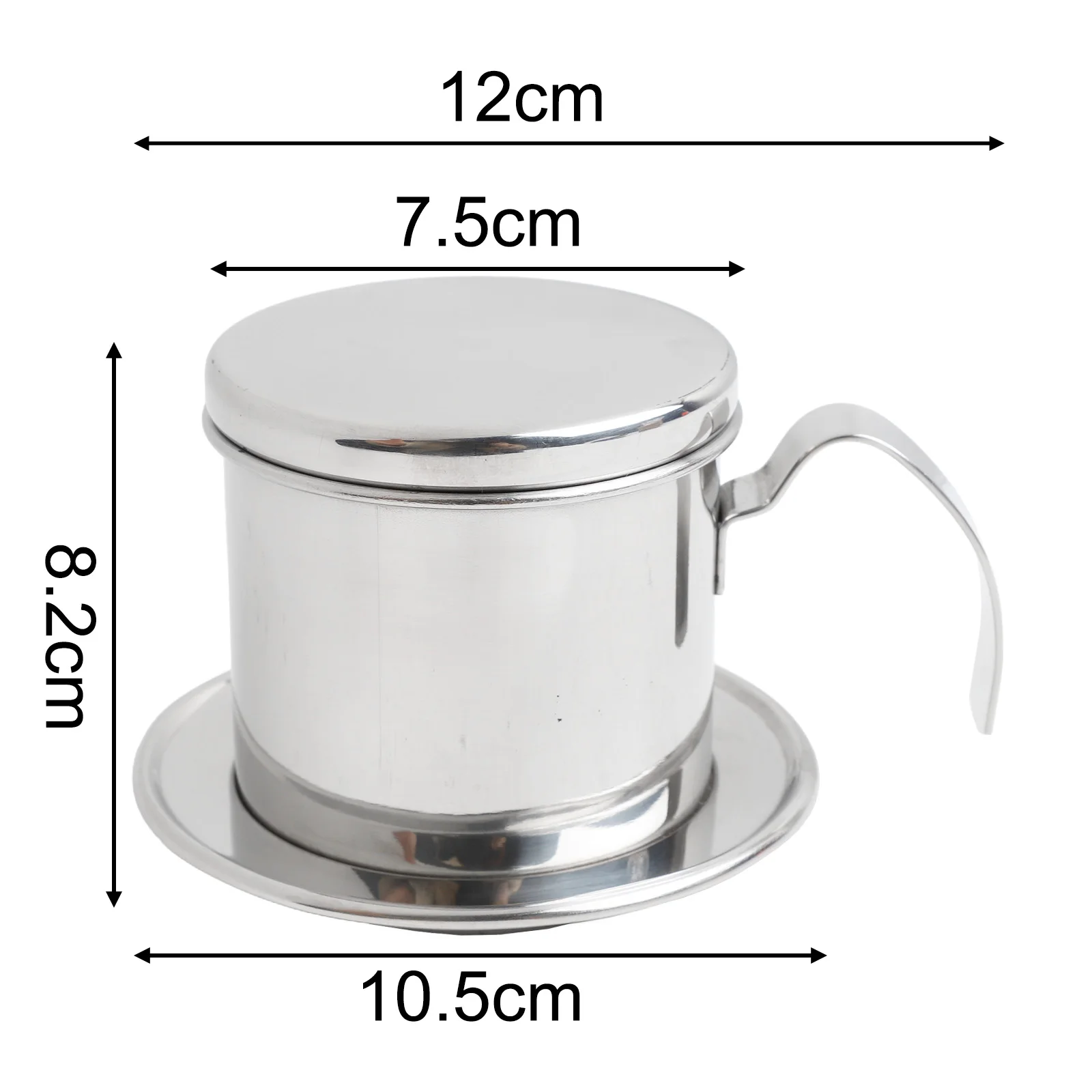 

Кофеварка Мока из нержавеющей стали с фильтром для чистого заваривания кофе, с вращающейся давящей пластиной, компактная кофеварка Мока, кофеварка-дриппер Мока