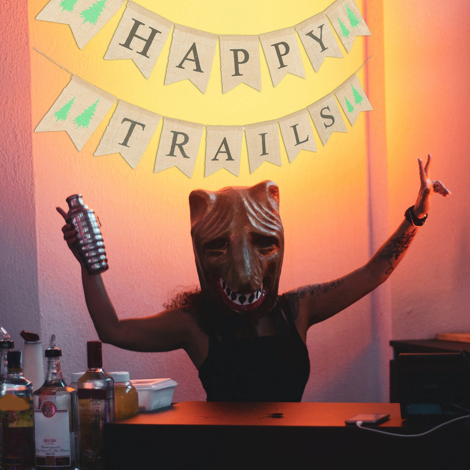 

Linen Bunting Banner Party Decoration Swallowtail Garland Birthday Wedding Event Reusable Flags Outdoor Indoor Hanging