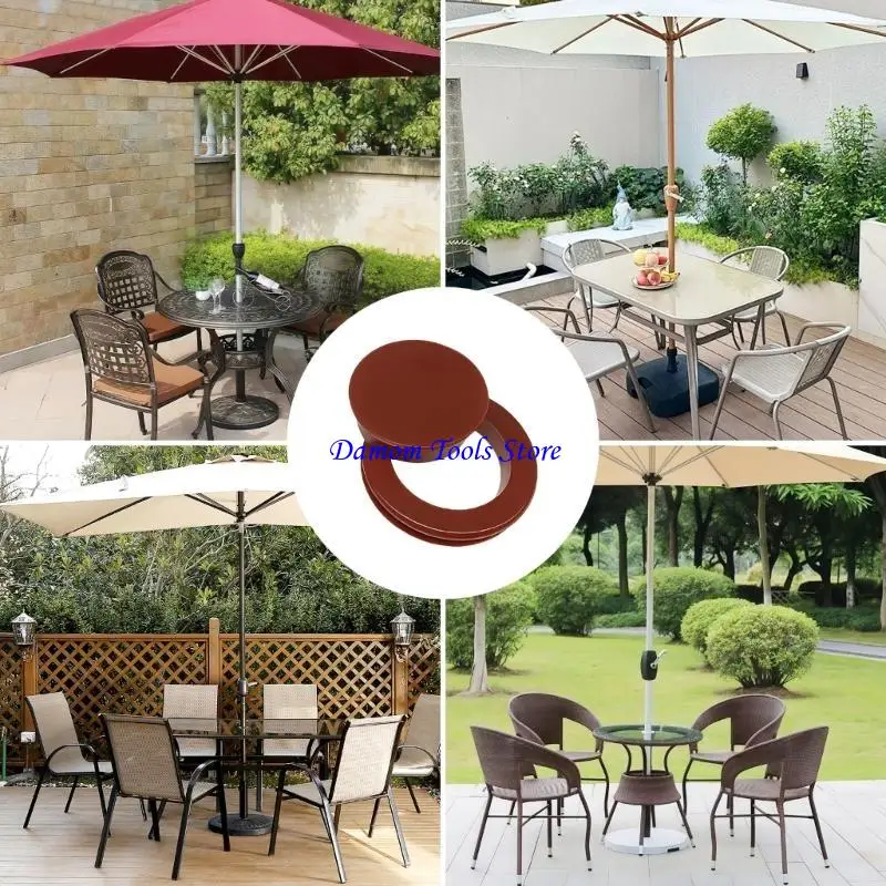 57BE Patio Table Umbrellas Hole Cover Insert Parasol Umbrellas Hole Rings Plugs Caps