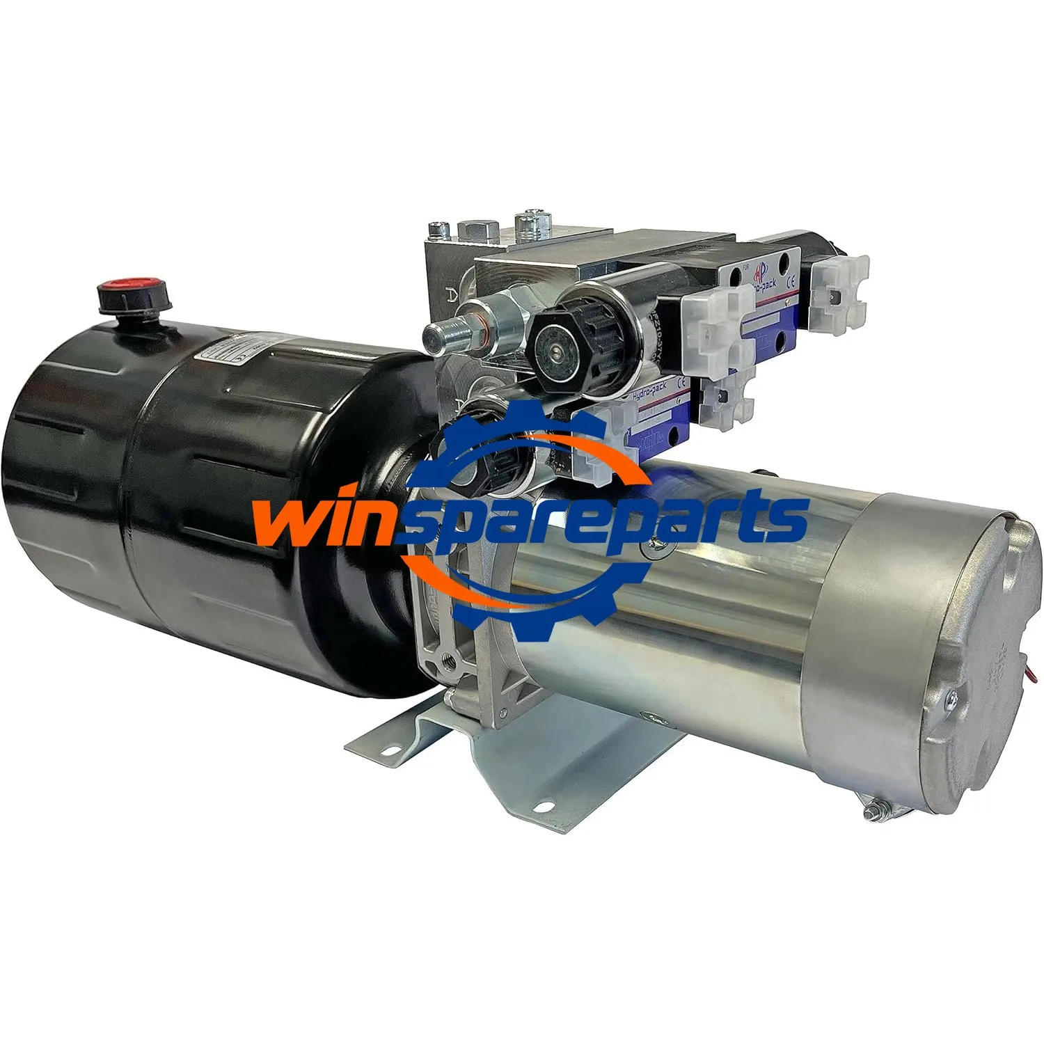 Snow Plow Hydraulic Power Unit 12V DC Double Acting 8 QTs Tank