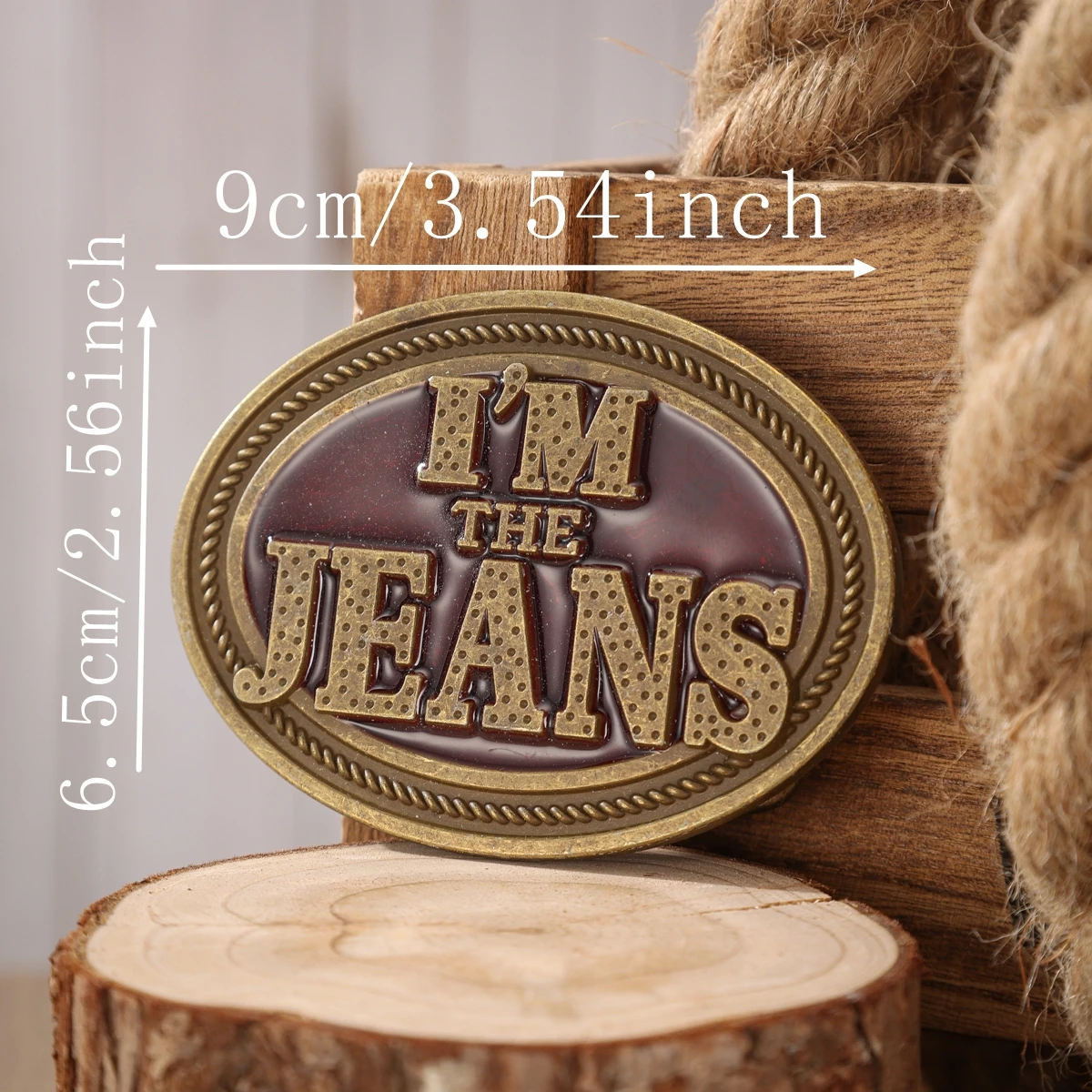 A Belt Buckle Head - A Western Cowboy-Style Belt Buckle Head - A Metal Buckle Head