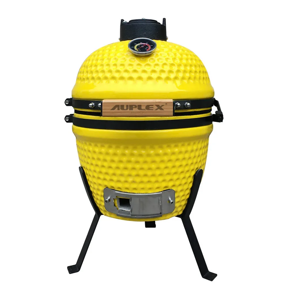 AUPLEX OEM Parrilla Commercial Barbeque Ceramic Egg Green Kamado 13 15 18 21 23.5 26 27 29 Inch BBQ Outdoor Charcoal Grills