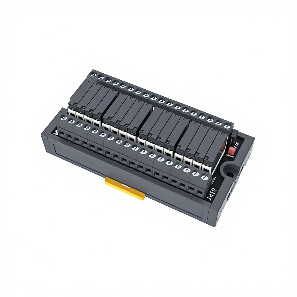 16 Channel 24V Relay Module, Pluggable Relay, NPN PNP Universal PLC Relay Board