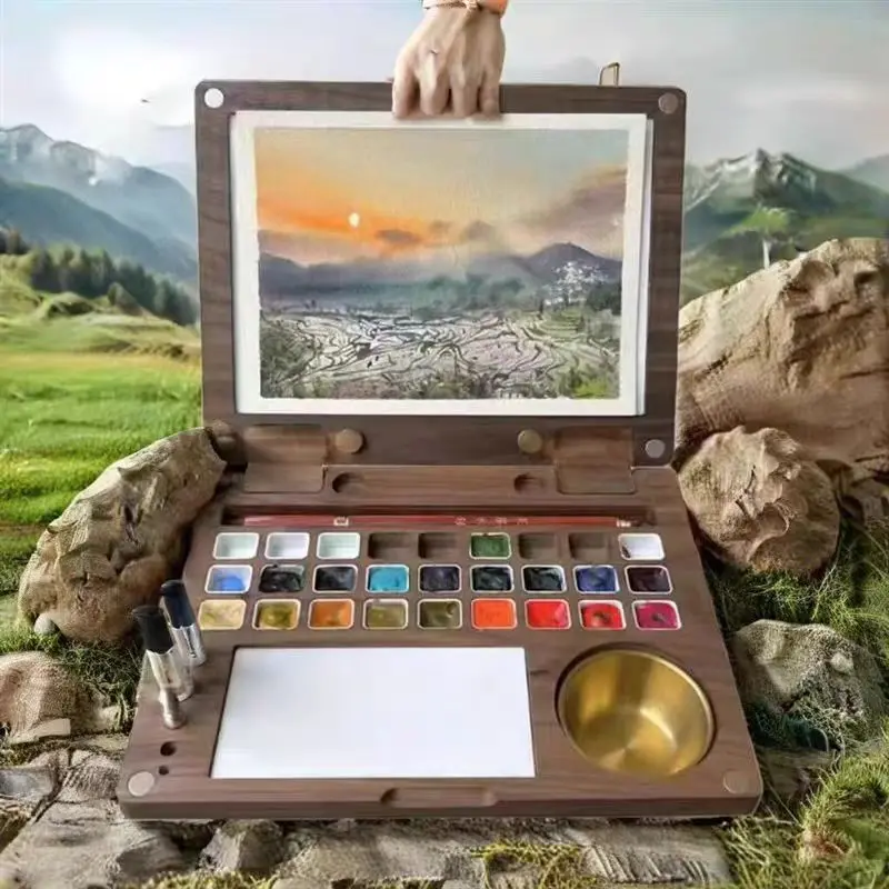 caja-de-acuarela-de-madera-2025-paleta-plegable-portatil-herramienta-de-pintura-multifuncional-caja-al-oleo-para-exteriores-pintura-para-principiantes-bocetos