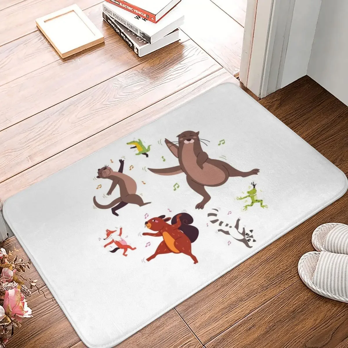 I Love You Like No Otter Doormat Polyester Floor Mat Water oil proof Carpet Kitchen Entrance Home Rugs Mats Non-slip Footpad