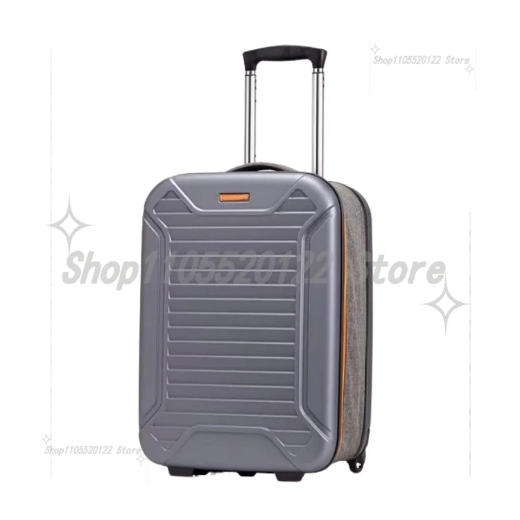 New Foldable Trolley Case One-way Wheel Suitcase Small and Lightweight Password Case Directional Wheel Travel