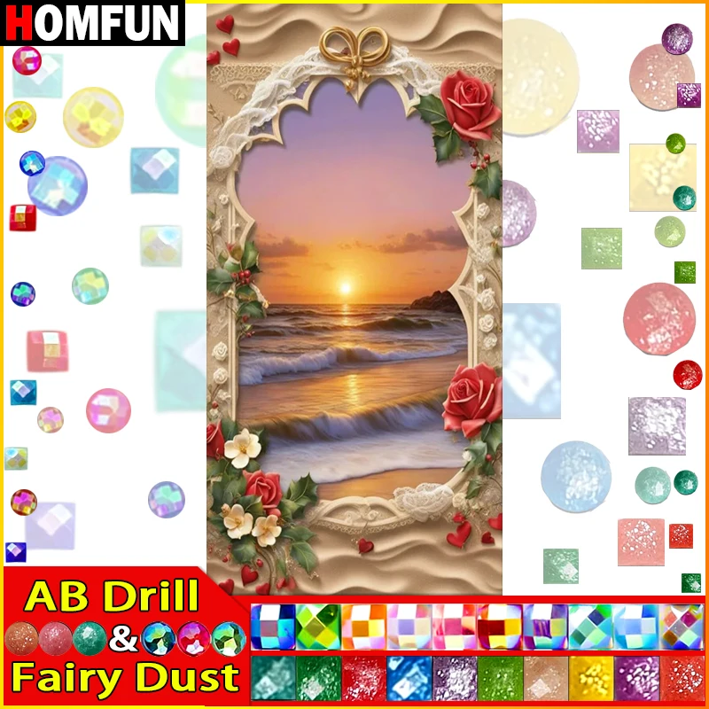 HOMFUN Fairy Dust AB DIY 5D Diamond Painting 