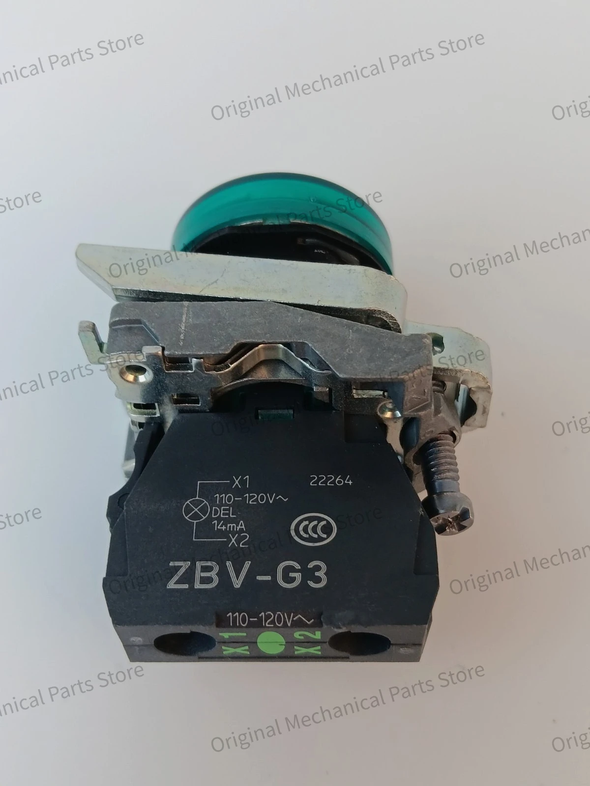 Brand New Original Schneider Electric XB4BVG3 Green Harmony Pilot Light Fast Delivey