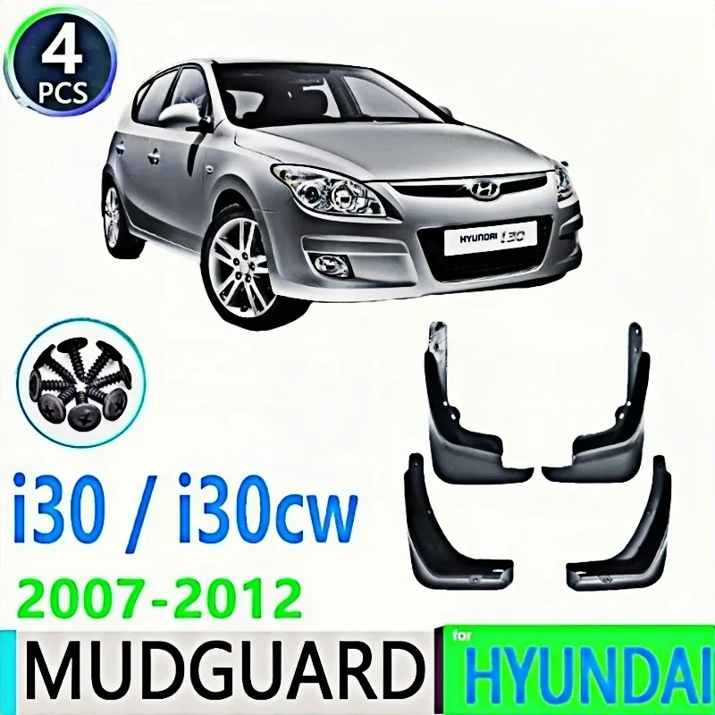 Für Hyundai I30 I30CW Kombi 2007~2012 FD 2008 2009 2010 2011 Auto-Schmutzfänger Schmutzlappen Spritzschutz Auto-Zubehör