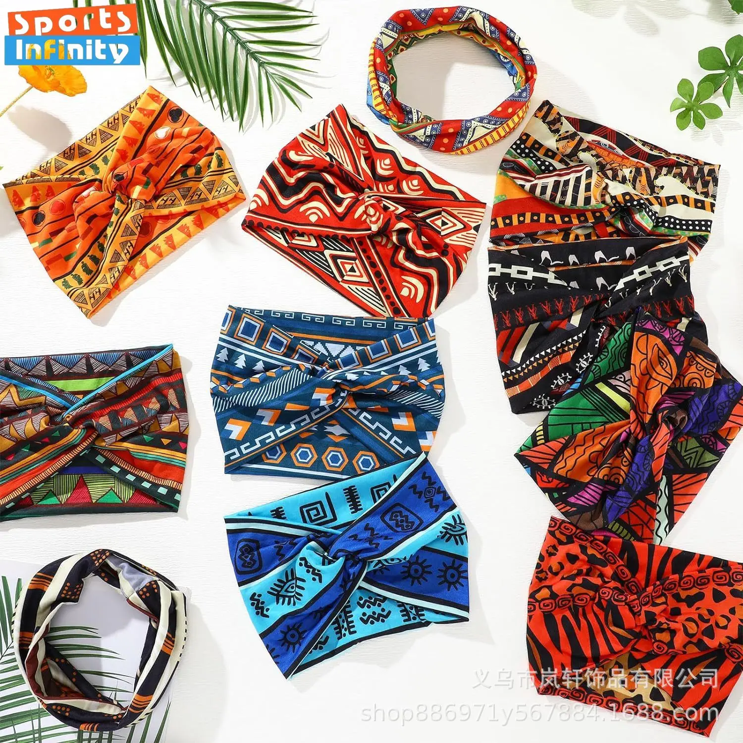 

Bohemian Sports Headband Women Headscarf Sports Hairband Yoga Headbands Fitness Running Headband Women Headwear Hair Accessories