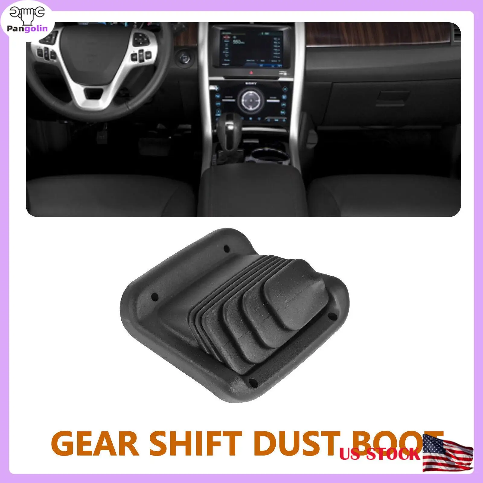 

Pangolin Transfer Case Shifter Lever Gaiter Boot F2TZ-7277-A For Bronco Pickup Truck Automotive Interior Parts