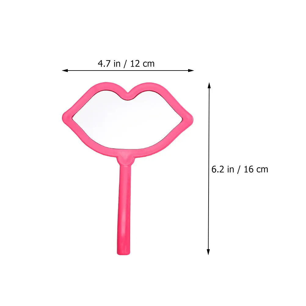 Miroir de maquillage à main, 7 pièces, Surface résistante à l'usure, Compact, léger, facile à transporter pour les voyages en plein air, Routine quotidienne
