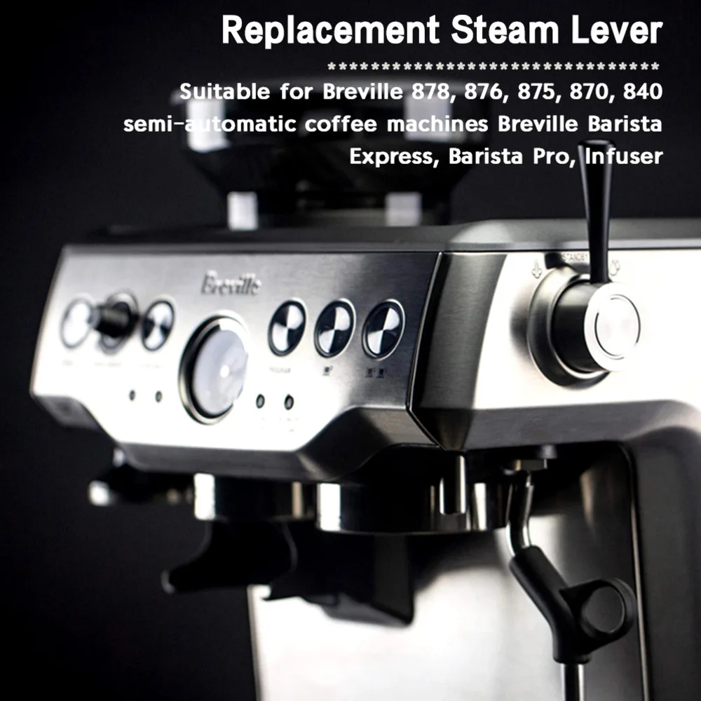 Ersatzhebel für Kaffeemaschinen aus Edelstahl für Breville 878 876 875 870 840 Breville Barista Express Barista Pro Infuser