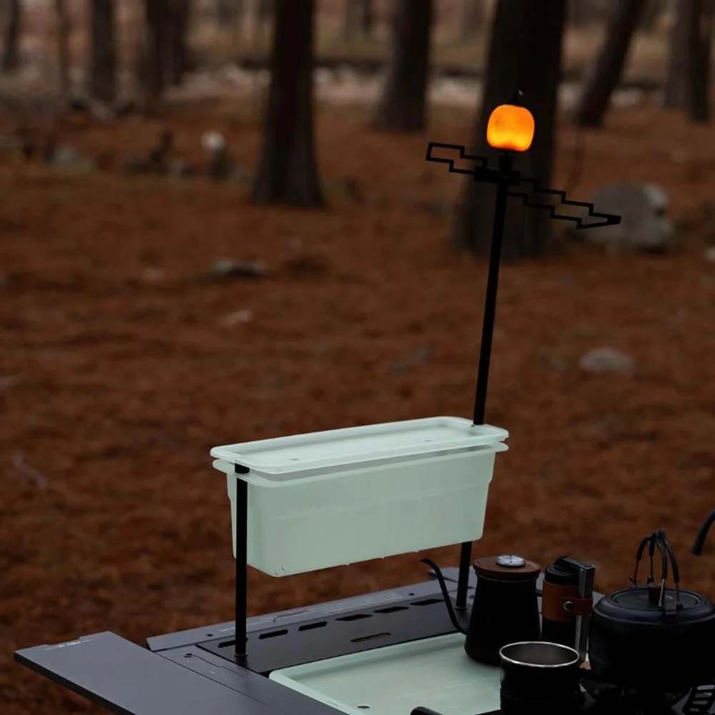 

Storage Box for IGT Half Unit Tables Glow-in-the-Dark Design Optimized for Outdoor Tea Service and Compact Campsite Organization