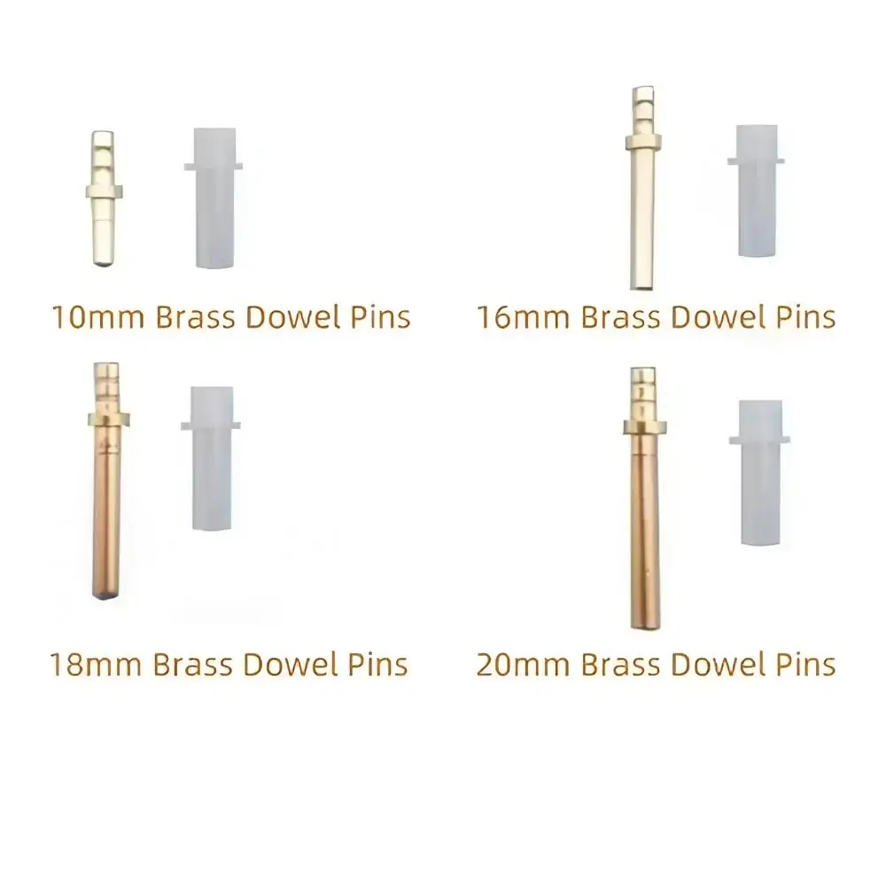 1000Pcs Dental lab Brass Conjunction Dowel Pin 4 models 20mm/18mm/16mm/10mm  Lab Material Dental Consumable