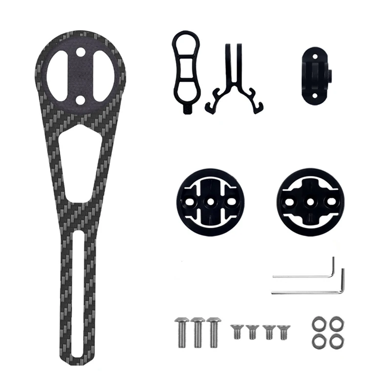 Fahrrad Computer Halter Carbon Faser Halterung Fahrrad Stoppuhr Tacho Halterung Für Garmin Gopro Licht Stehen