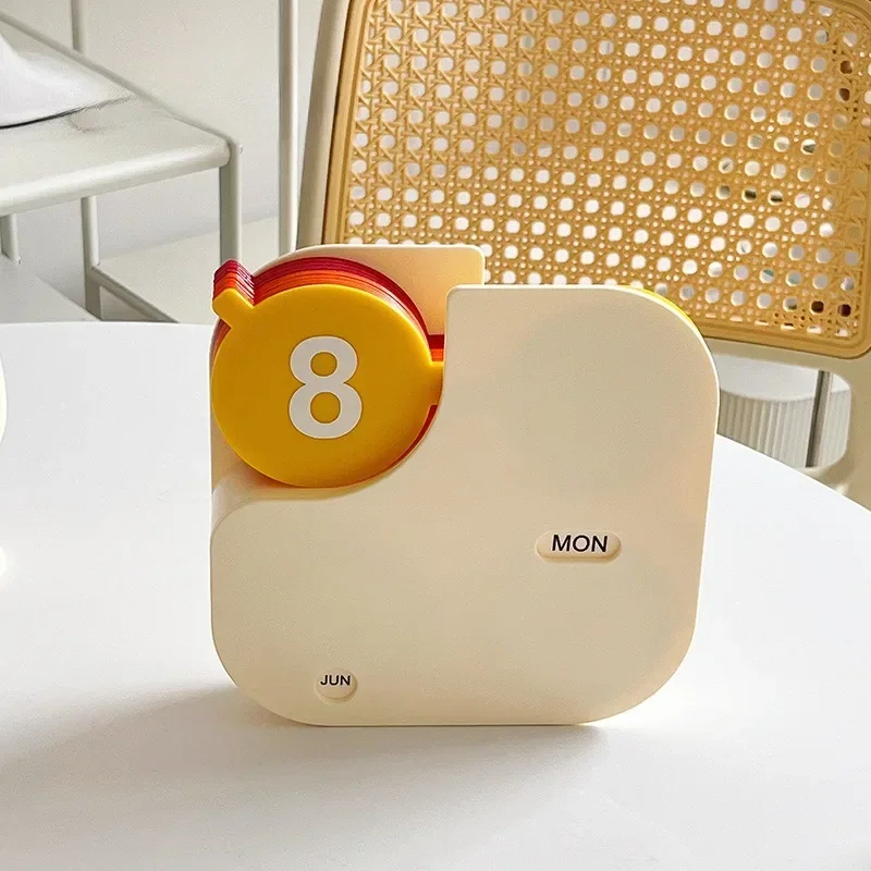 

1pc Mini Calendar Ins Minimalist Desktop Office Home Perpetual Calendar Photography Props Crafts Nordic Decorations Accessories
