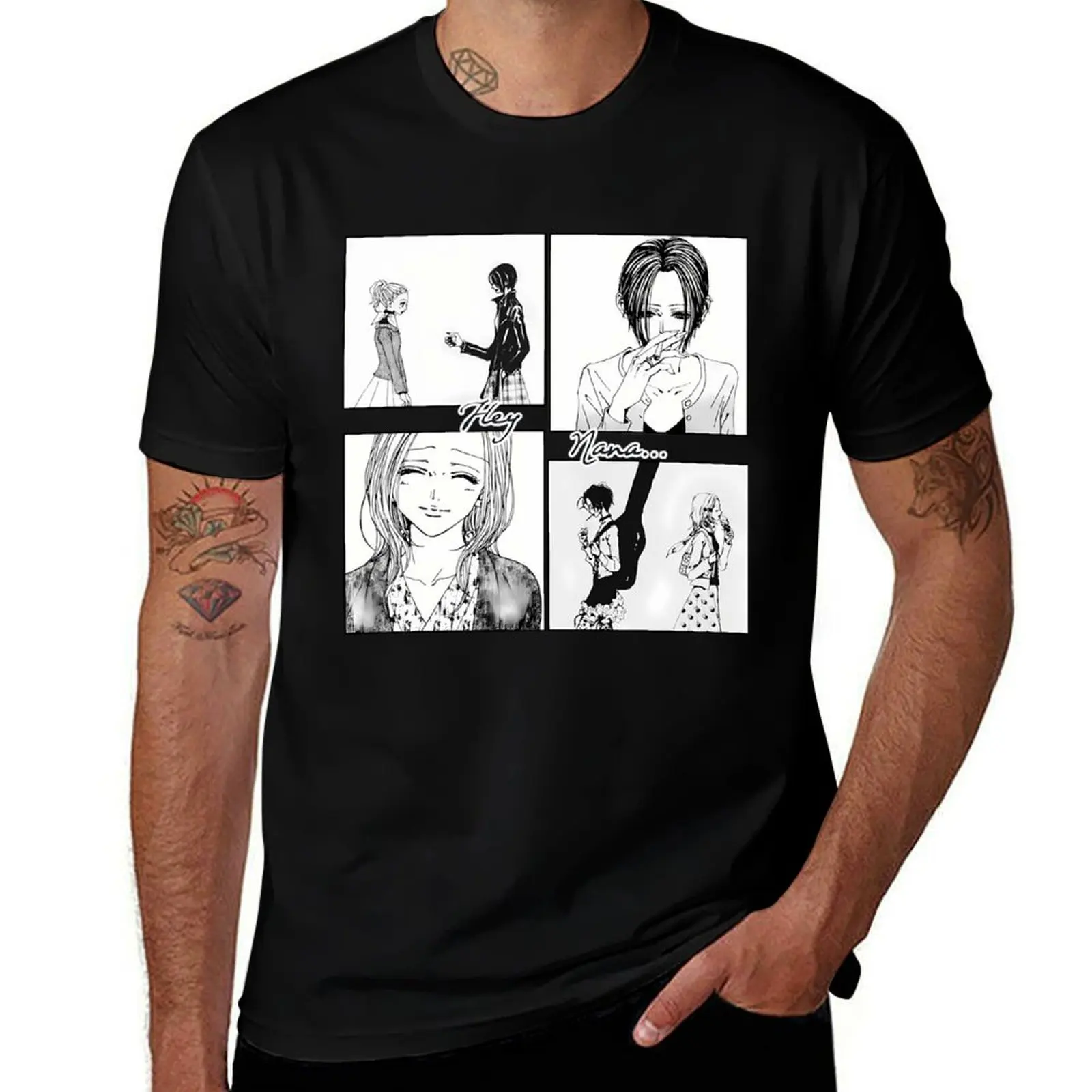 

hey nana T-Shirt men t shirt cotton 100% funny t shirts man T-Shirt