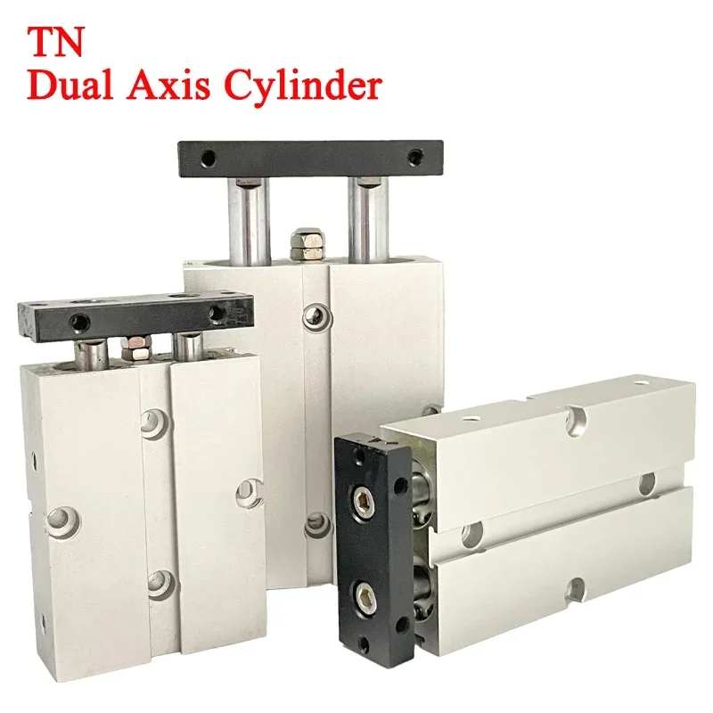 

TN Series Pneumatic Cylinder Double Rod Cylinder Bore TN10 TN16 TN20 TN25 TN32 Stroke 5mm 10mm 20mm 30mm 40mm 50mm Air Cylinder