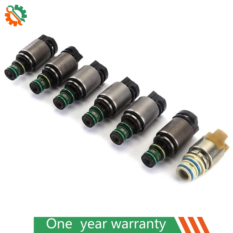 

6R60 Transmission Valve Body Solenoid 7 Pieces for Ford F150 Mountaineering Explorer 2011-2017 6R80 AL3P-7G276-AF Auto Parts