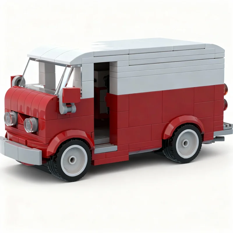 

236pcs MOC Grace Red City Traffic Model Building Blocks Construction Toy Christmas Gifts DIY Creative Idea Education Birthday