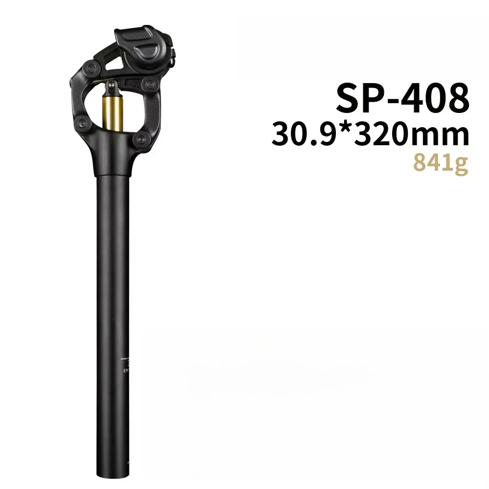 For High-Performance Four-Link Foldable Mountain Bike Off-Road Seat Post Bicycle Oil Spring Seat Post with Shock Absorber