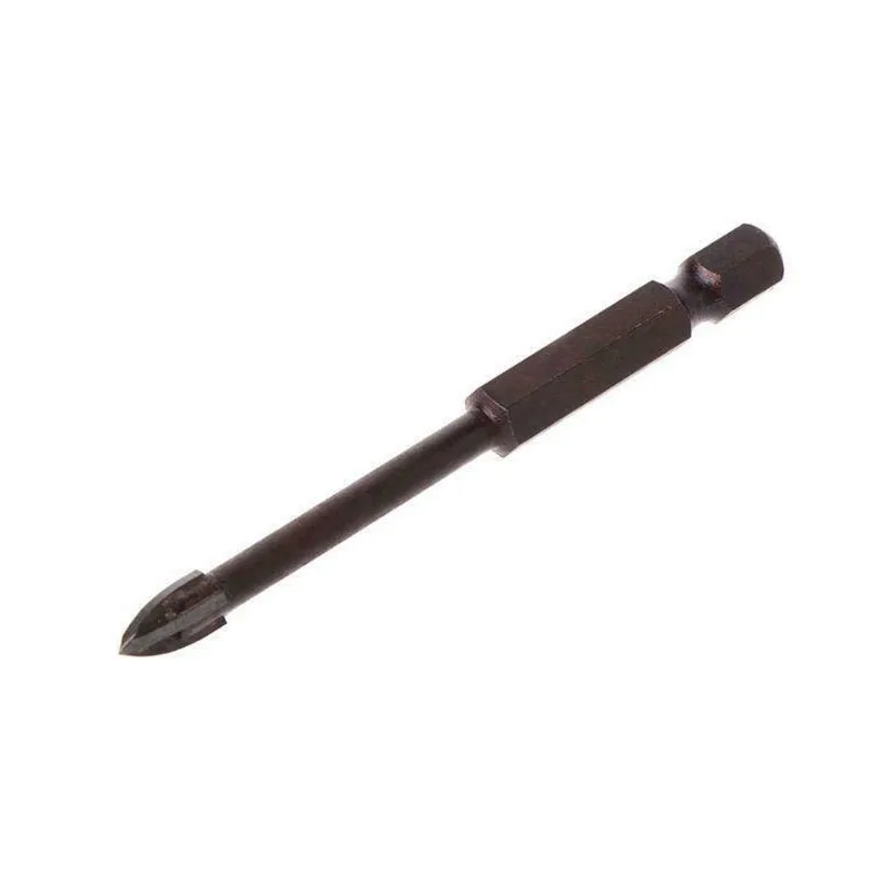 Brown Drill Bit Workshop Carbide Ceramics Cutter Drilling Granite Hole Opener Wear resistance 4 cutting edges Plastic