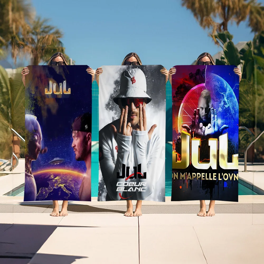 Rapper JuL Music Album Cover L-LOL Microfiber Blanket Quick Drying Beach Towels Printing Super Absorbent Pool Towel Blanket