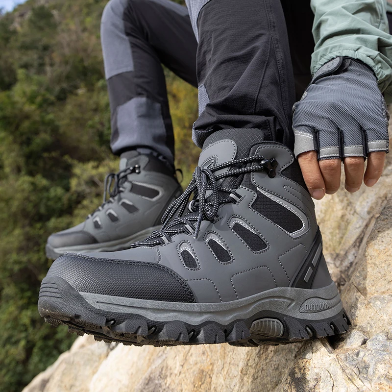 

Outdoor Hiking Shoes Men Boots Anti-slip Wear-resistant Sports Shoes Men Comfortable Soft Breathable Casual Sneakers Shoes Men