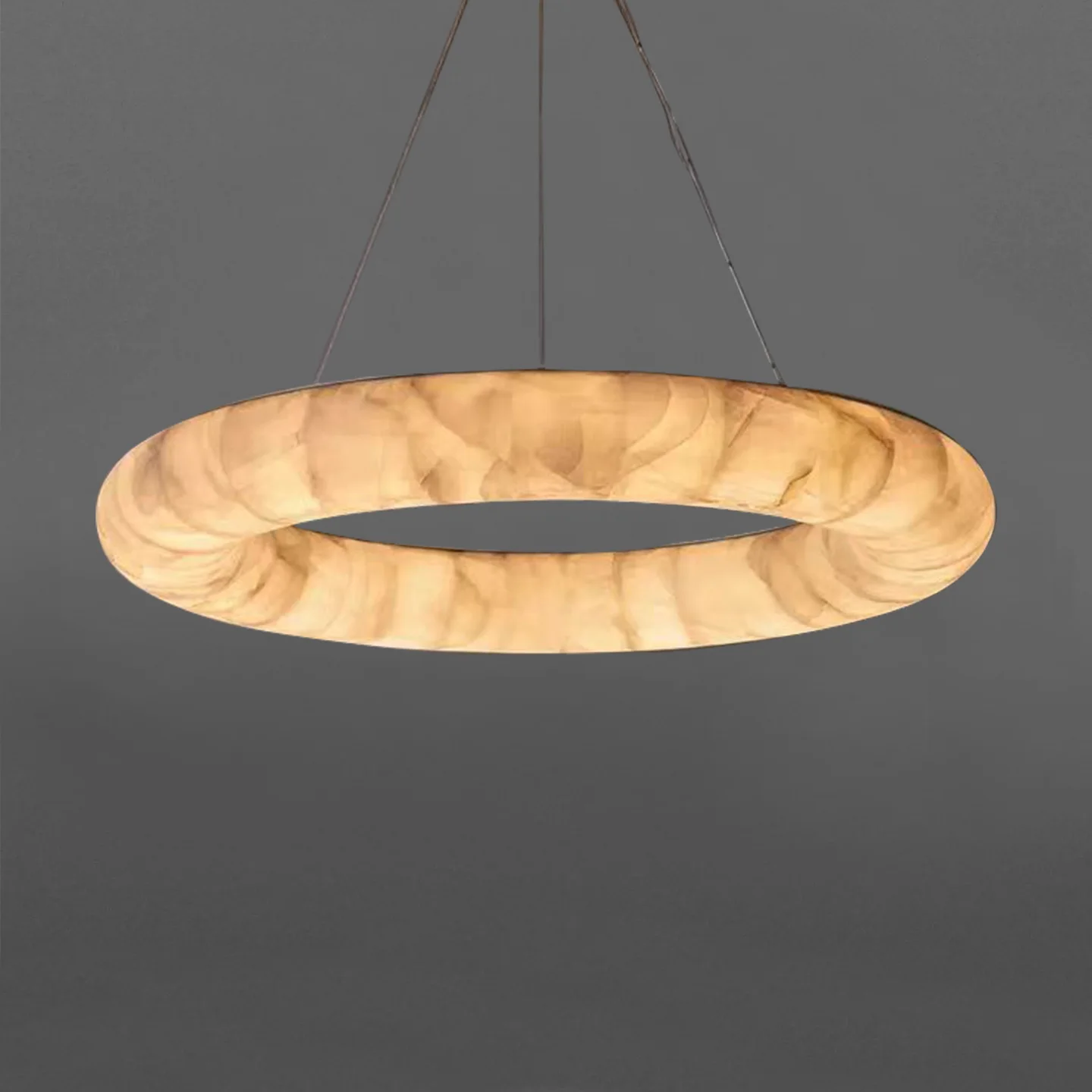 Nordic Simple Dining Room Alabaster Pendant Light Modern Designer Living Room Natural Marble Led Pendant Lights