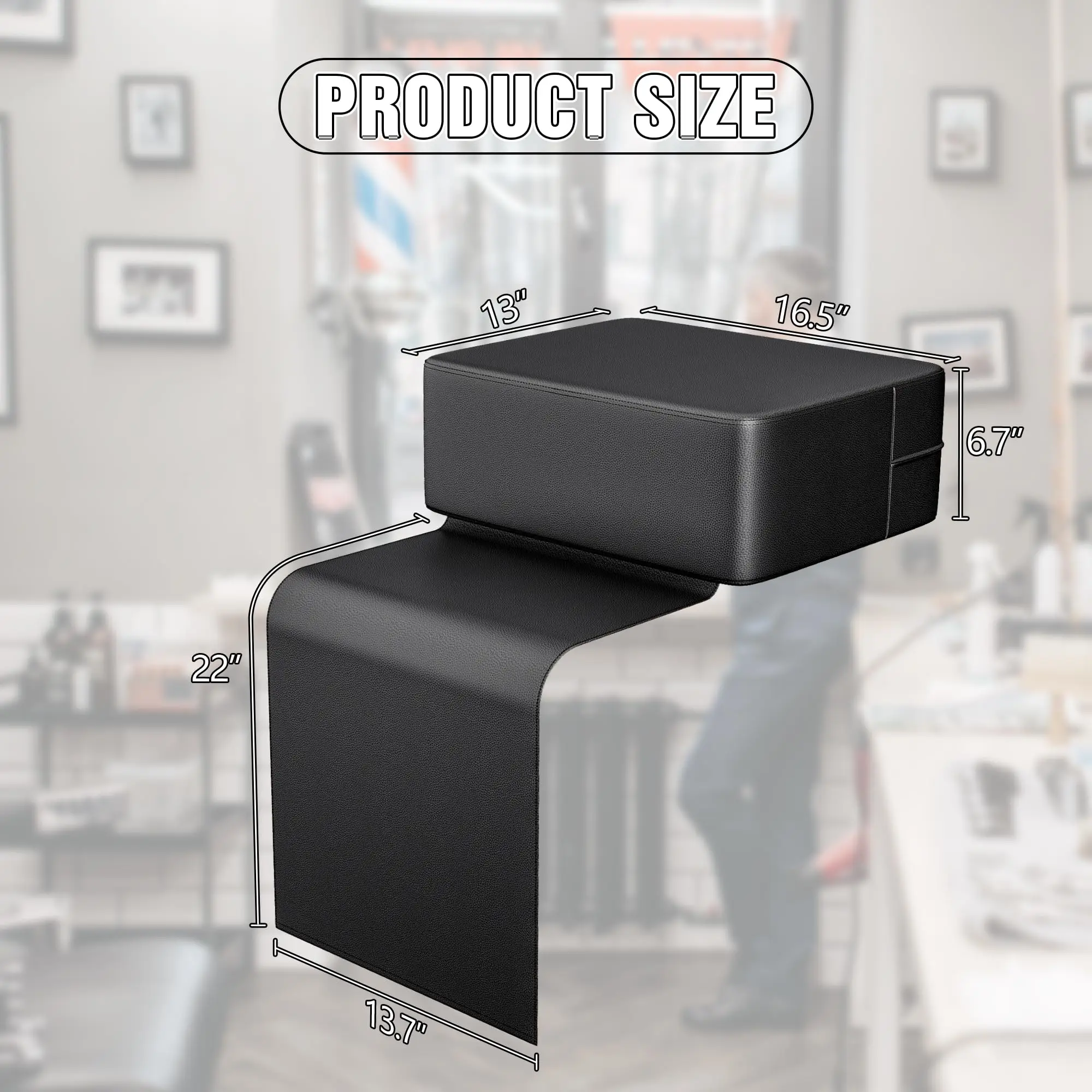 Professional Salon Barber Chair Booster Big Size Adult Seat Cushion for Hair Cutting Styling Beauty Care Tool
