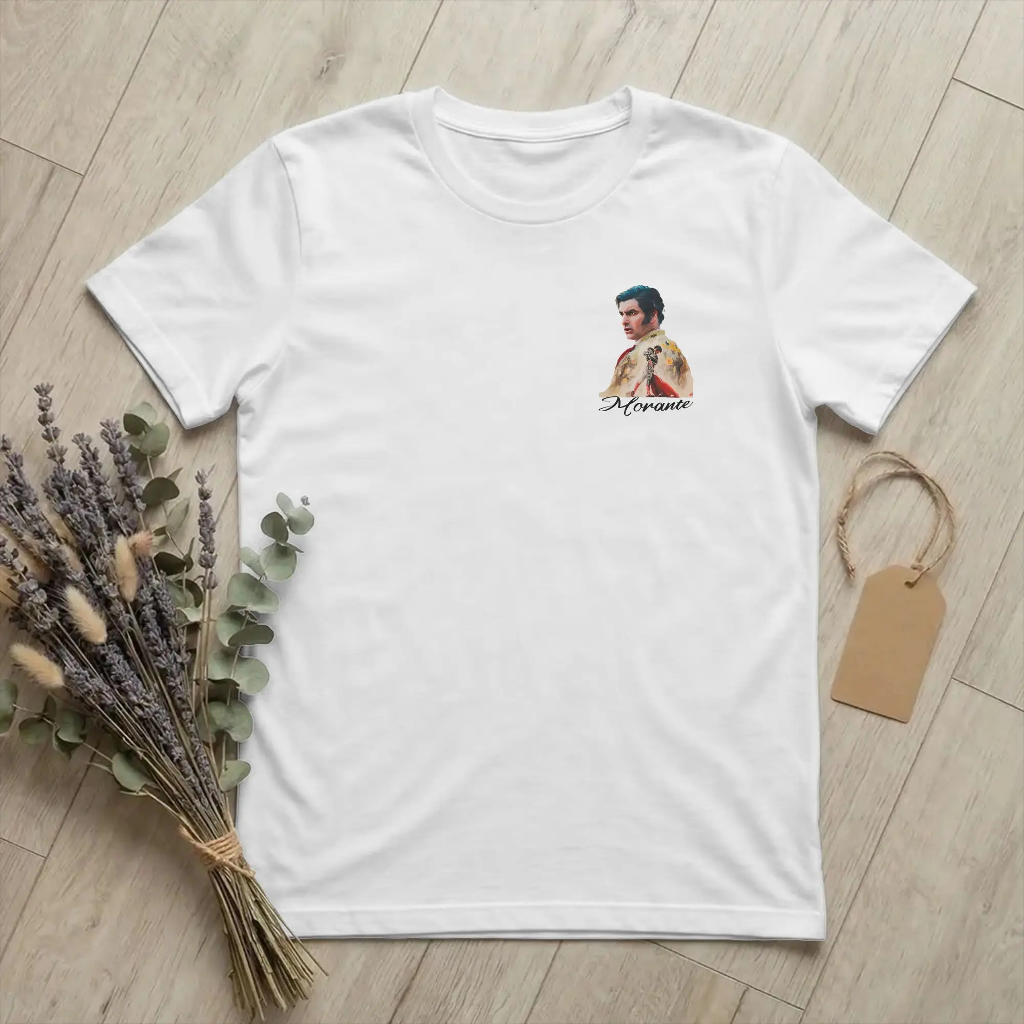 Morante De La Puebla Matador Spain T Shirt Men Pure Cotton Vintage T-Shirt Round Neck Bullfighter Tees Short Sleeve Tops Printed