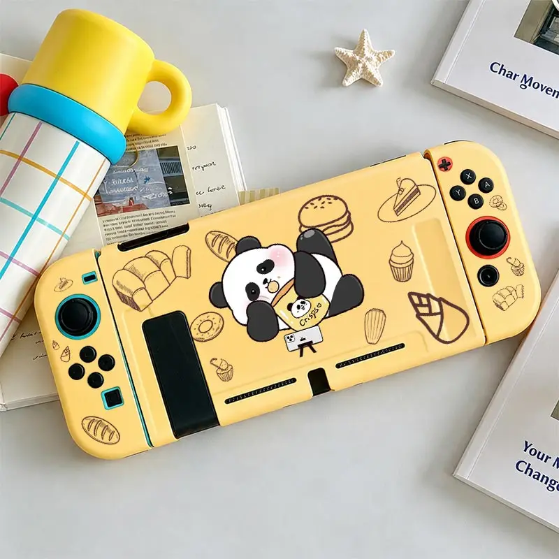 Protective Case Accessories TPU Split Protective Case Anti-Scratch Shell Protector for Nintendo Switch NS Game Console