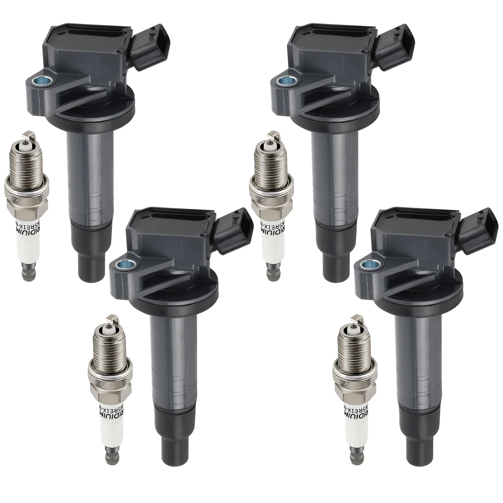 

4X Ignition Coils + 4X Spark Plugs Set For Pontiac Vibe 1.8L L4 03-06 / 07-08