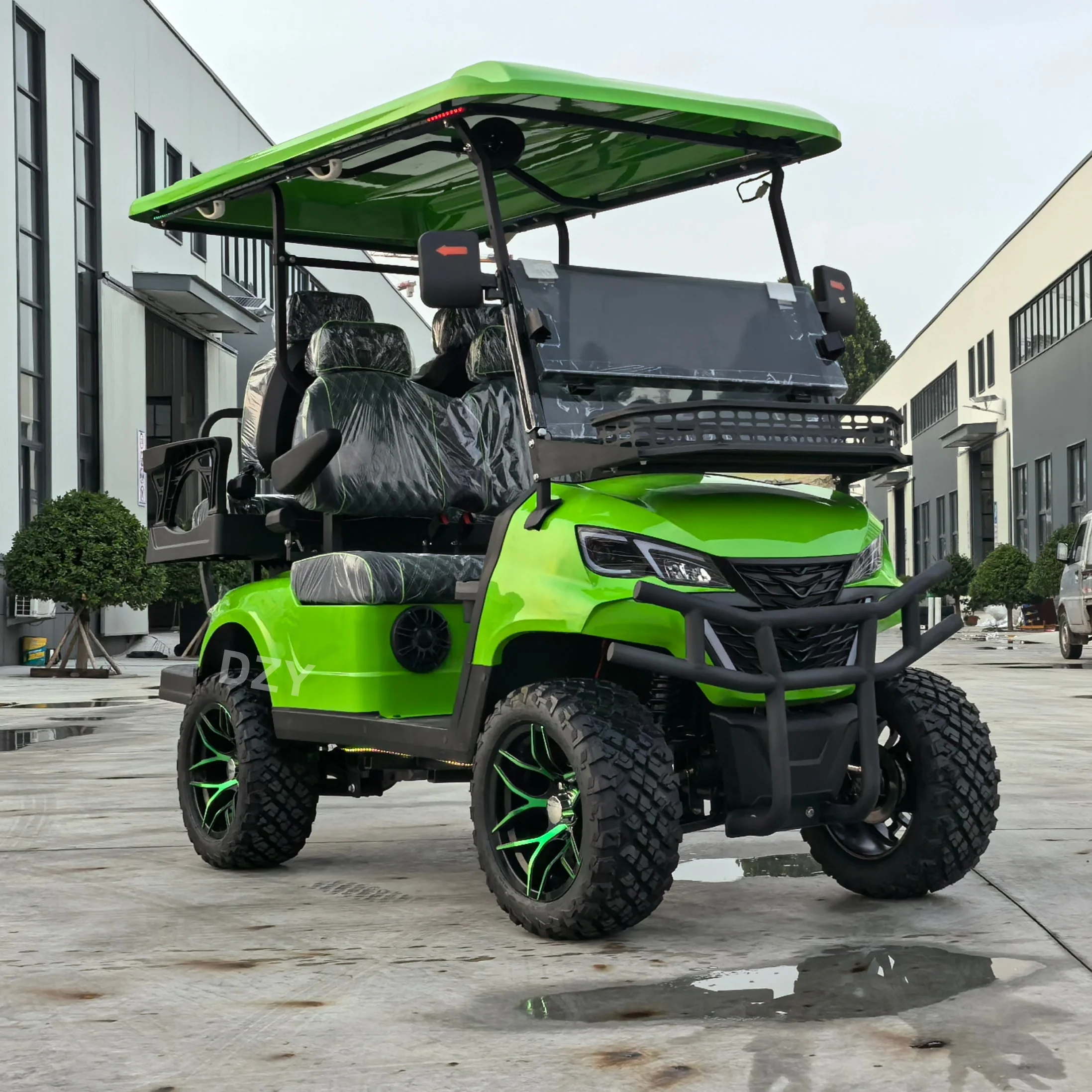 شهادة CE لوحة طاقة شمسية للسيارة رخيصة 7kw سيارة جديدة 72 فولت عربات التي تجرها الدواب الكهربائية بطارية ليثيوم عربة جولف لوحة طاقة شمسية توليد الطاقة