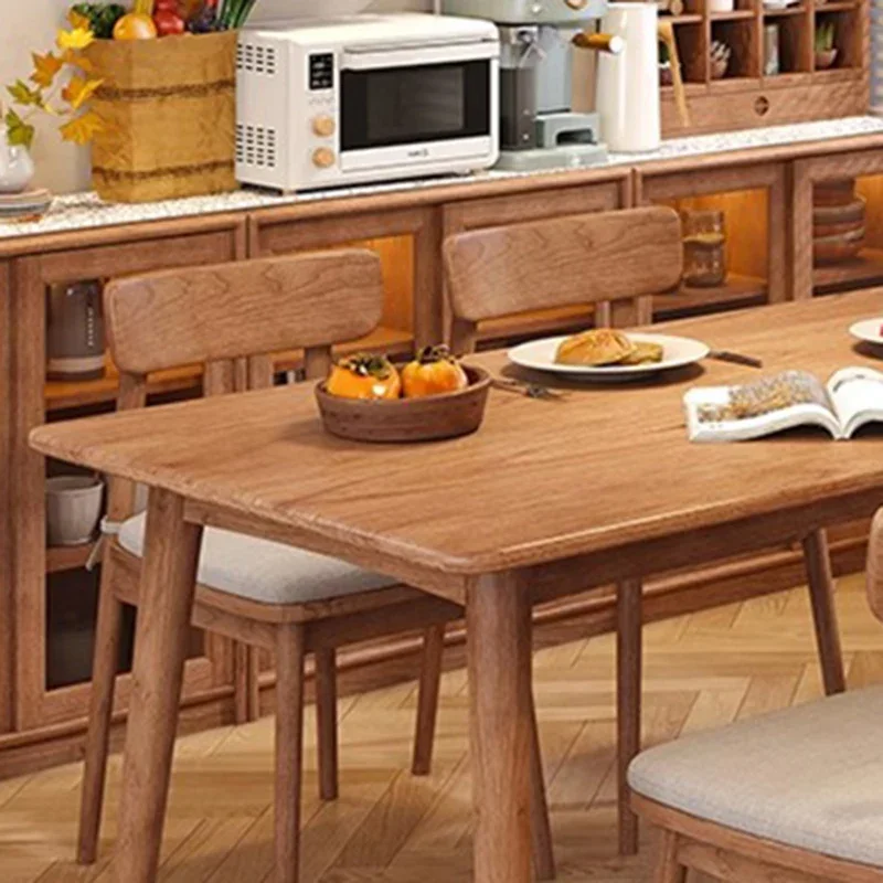 Coffee Extendable Dining Table Nordic Stools Rectangular Wood Dining Table  Pool Bedroom Mesa Comedor Furniture OK50CZ