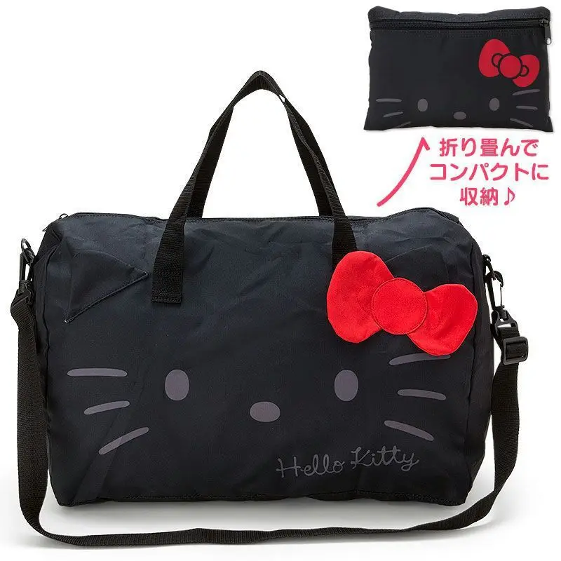 Portable Foldable Travel Duffel Bag, Large Capacity Luggage, Hello Kitty, My Melody, Cinnamoroll, Sanrio, Kuromi